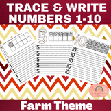 Farm Tracing and Writing Numbers