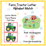 Farm Tractor Alphabet Letter Match Fine Motor Mats- Presch