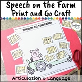 Farm Tractor Articulation and Language Craft for Speech Therapy