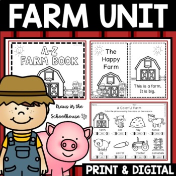 Preview of Farm Unit Activities | Easel Activity Distance Learning