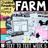 Farm Unit Reading Comprehension Crafts & Writing Text to T