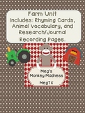 Farm Unit: Rhyming, Matching, and Research/Journals
