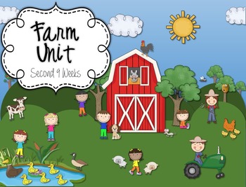 Preview of Farm Unit Second 9 Weeks BUNDLE