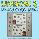 Farm Uppercase and Lowercase Letter Sort Freebie