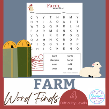 Preview of Farm Word Finds