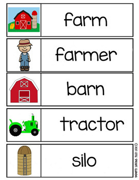 Word Wall words worksheet  Farm preschool, Word wall, Preschool