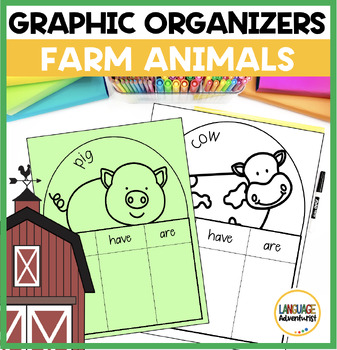 Preview of Graphic Organizer Farm Animals (Can, Have, Are)