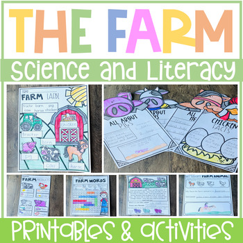 Preview of Farm Worksheets and Printables | Farm Activities Kindergarten Factual Unit