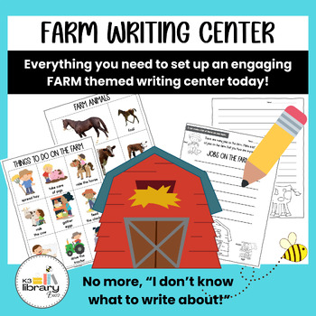 Preview of Farm Writing Center for Kindergarten and First Grade