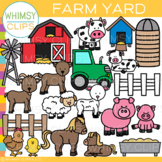 Farm Yard and Farm Animal Babies Clip Art