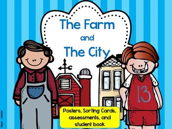 Preview of Farm and City Habitats: Sorting, Student-Books, and Scrambles