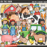 Farm and Farmyard Animals Clip Art (Kate Hadfield Designs)