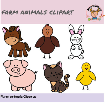 Preview of Farm animals Cliparts