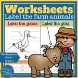 Farm animals labelling activity