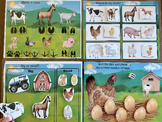 Farm busy book, Toddler Activity binder printable, Farm an