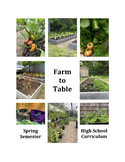 Farm to Table - Spring Course