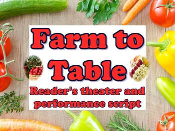 Preview of Farm to Table reader's theater script