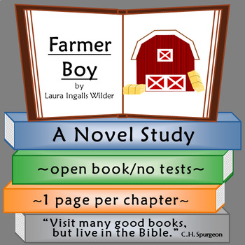 Preview of Farmer Boy Novel Study