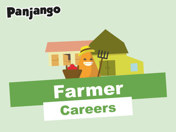 Preview of Farmer - Career Exploration PowerPoint and Worksheet