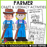 Farmer Craft & Worksheet Activities | Community Helpers, C
