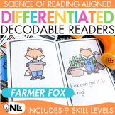 Farmer Fox Differentiated Decodable Reader Science of Read