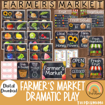 Preview of Farmer's Market Dramatic Play