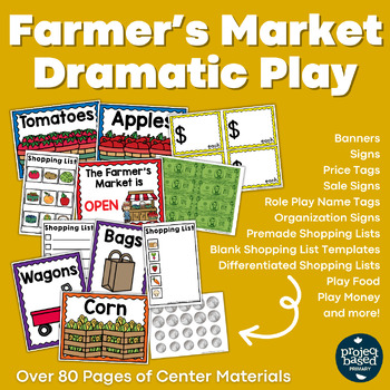 Preview of Farmer's Market Dramatic Play Center