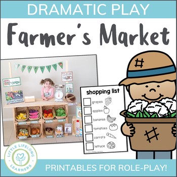 Preview of Farmer’s Market Dramatic Play Set