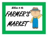 Farmer's Market Dramatic Play Set