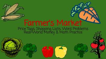 Preview of Farmer's Market - Real World Math