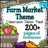 Farmers Market Classroom Decor Pack