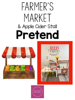 Preview of Farmers Market & Apple Cider Stall Pretend
