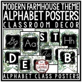 Modern Farmhouse Classroom Decor Print Cursive Alphabet Po