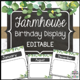 Farmhouse Birthday Display (EDITABLE)