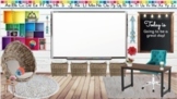 Farmhouse Bitmoji Classroom AND Canvas Room Template
