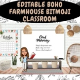 Farmhouse Boho Bitmoji Classroom