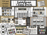 Farmhouse Bundle with Digital Stickers! Updated Teacher Pl