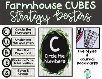 Preview of Farmhouse CUBES Strategy Posters & Bookmarks