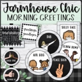 Morning Greetings/Goodbye Choices- Farmhouse Chic | Shipla