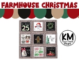 Farmhouse Christmas 6x6 Signs | Quotes + Phrases | 23