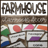 Farmhouse Classroom Decor