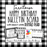 Farmhouse Classroom Decor Birthday Bulletin Board  Black &