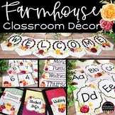 Farmhouse Classroom Decor Bundle- Boho Floral Chic