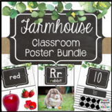 Farmhouse Classroom Decor Bundle | Farmhouse Poster Bundle