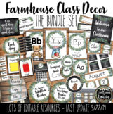 Farmhouse Classroom Decor Bundle Set
