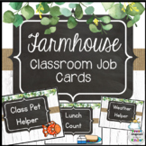 Farmhouse Classroom Job Cards