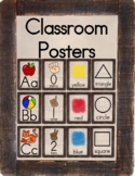 Farmhouse Classroom Posters