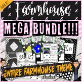 Farmhouse Classroom Theme | MEGA BUNDLE! (all farmhouse pr