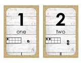Farmhouse Decor: Number Line