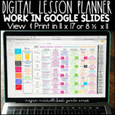 Farmhouse Digital Lesson Planner using Google Slides 2023 2024